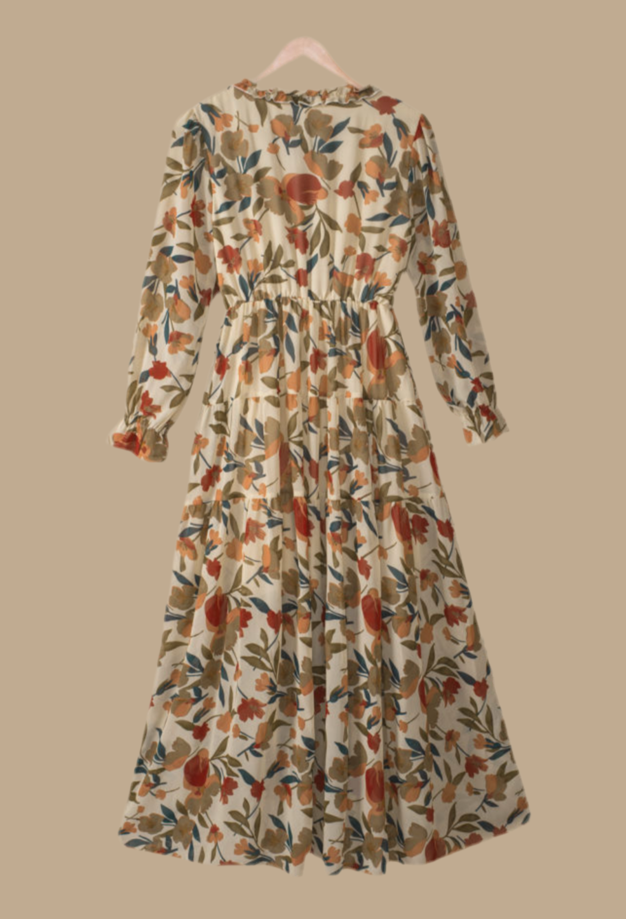 Floral Ruffle Tiered Maxi Dress