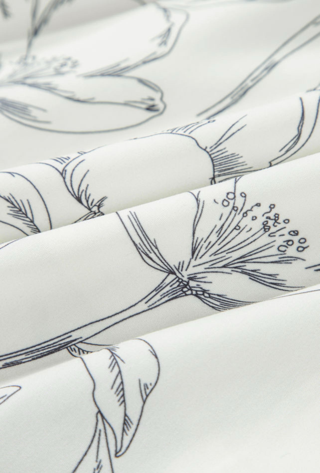 Floral Print Square Neck Puffy Sleeve Dress