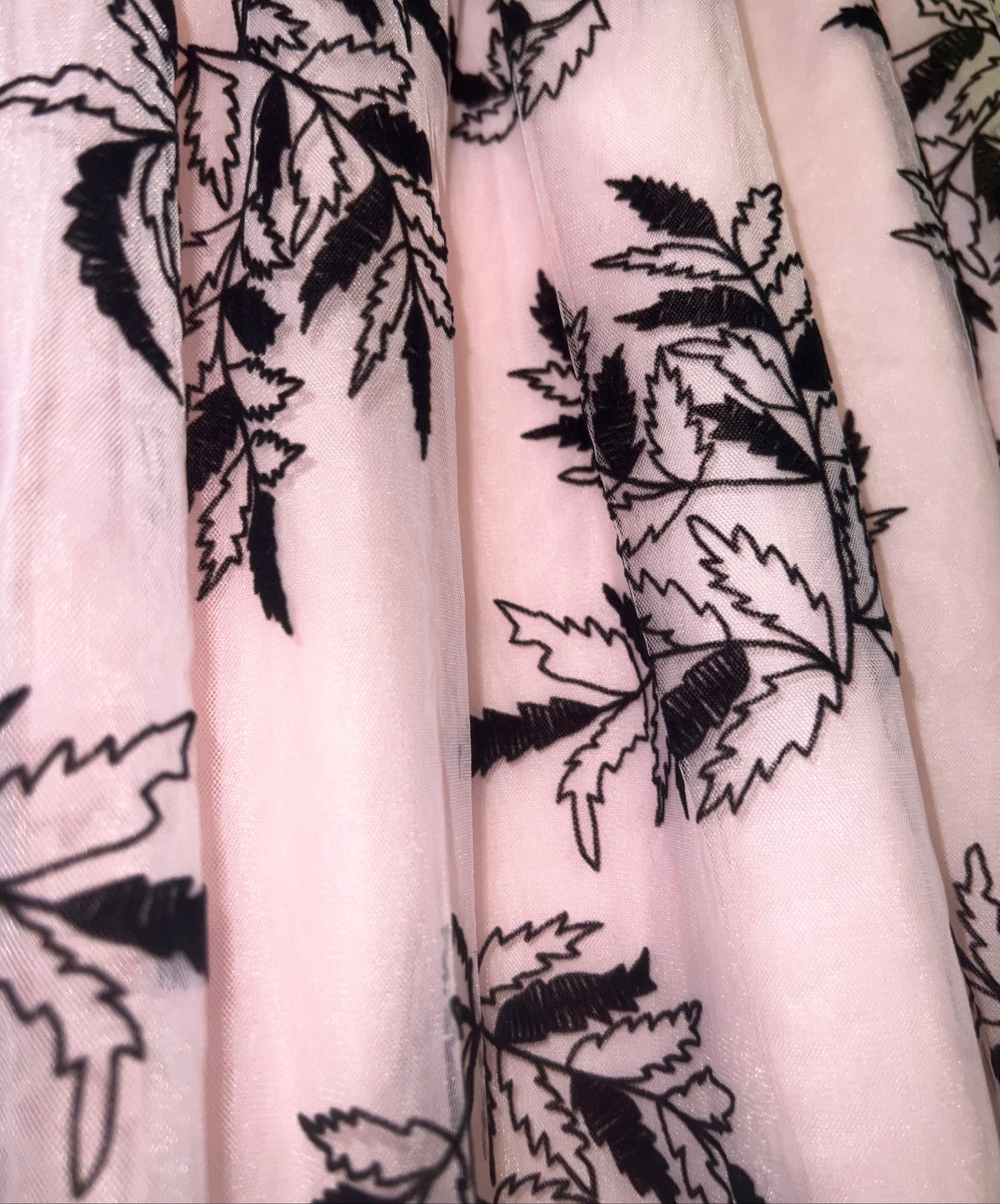 Pink Blossom Floral High Waist Skirt