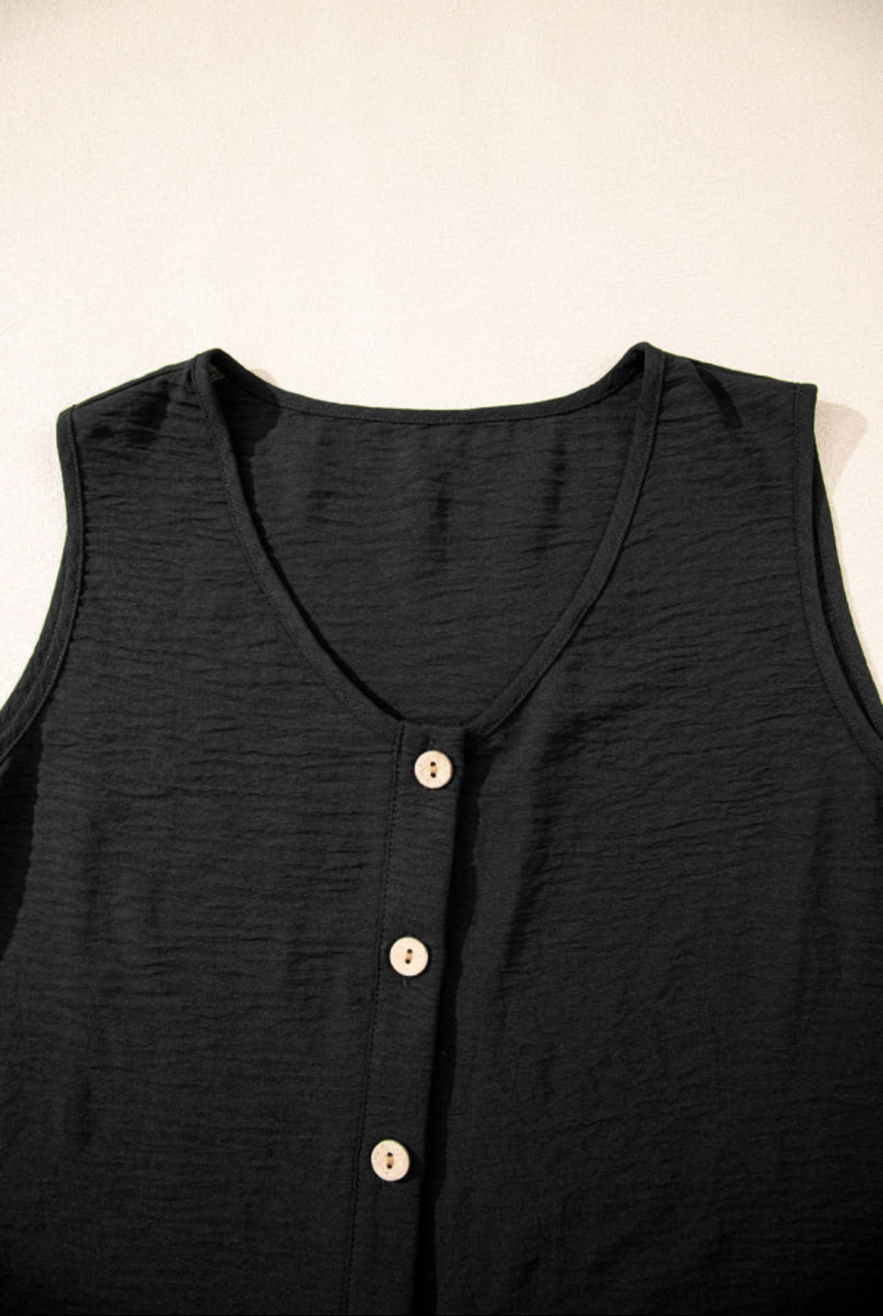 The “Que Cute” 2pcs Set Wide Leg With Drawstring Vest
