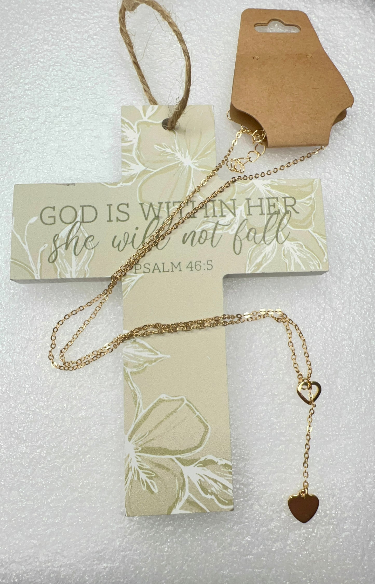 Heart Shape Hollow Gold Necklace