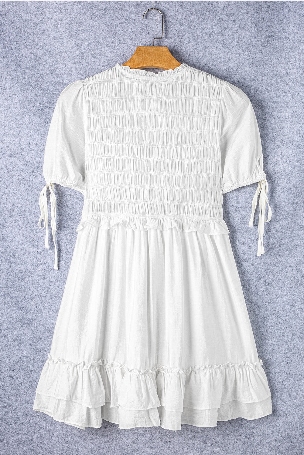 "Luna" White Mini Dress