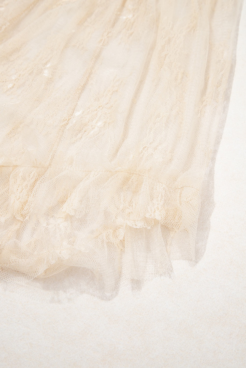 “Apricot Lace Skirt”