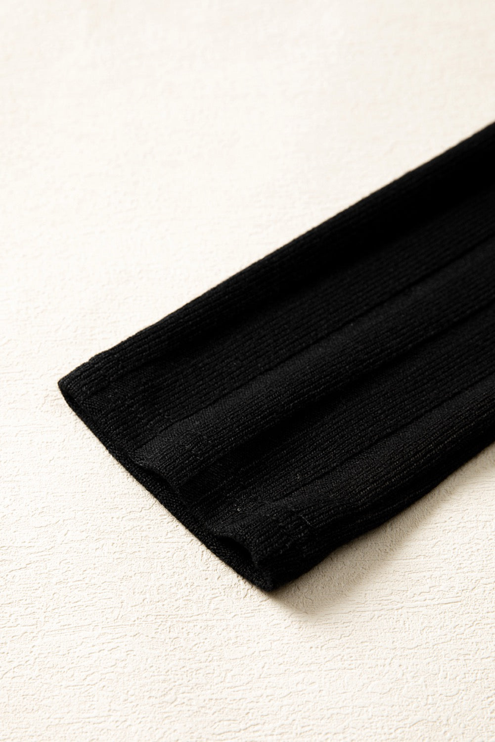 “Ruth”-Dark Bloom Ribbed Mini Dress