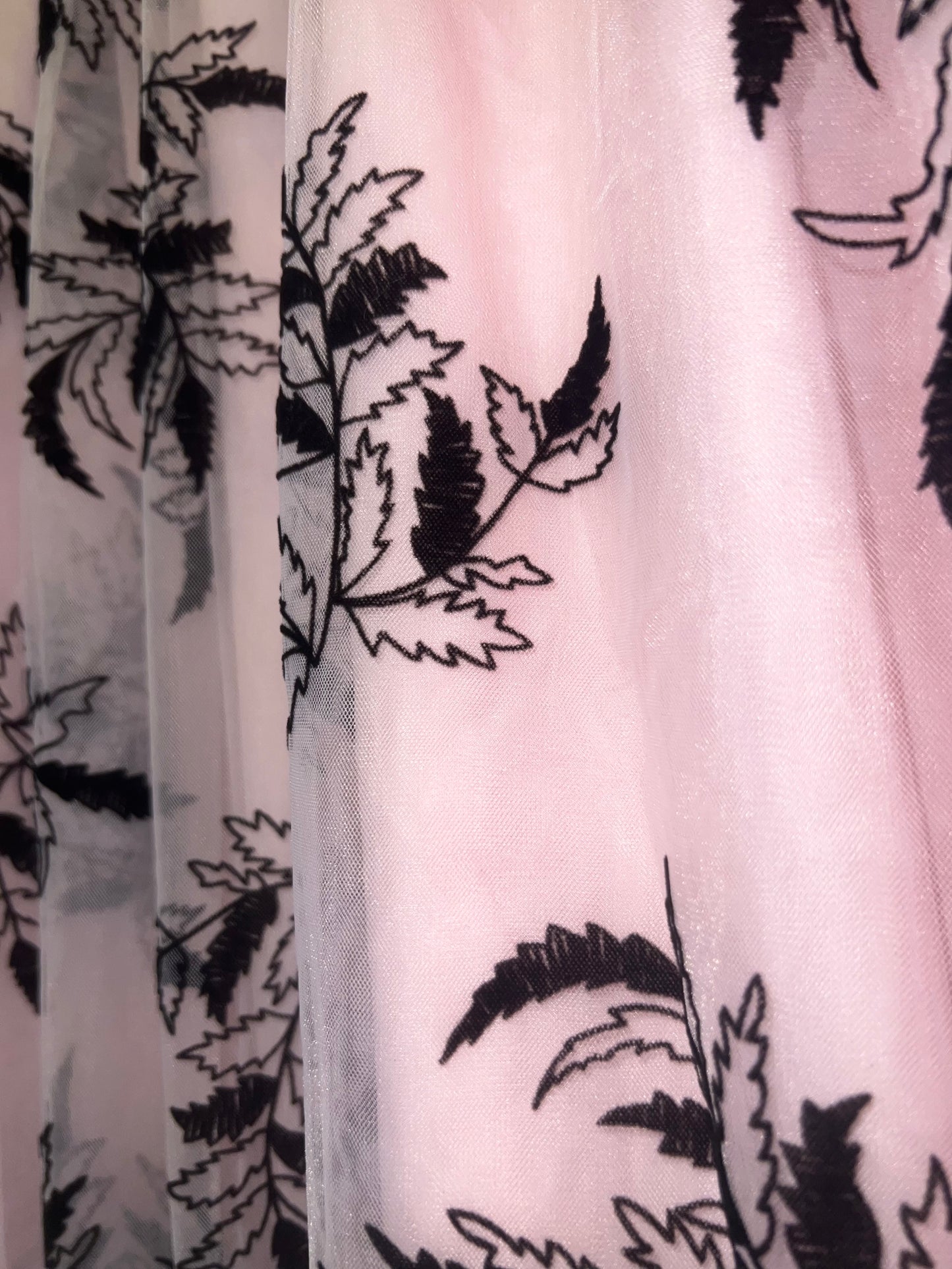 Pink Blossom Floral High Waist Skirt