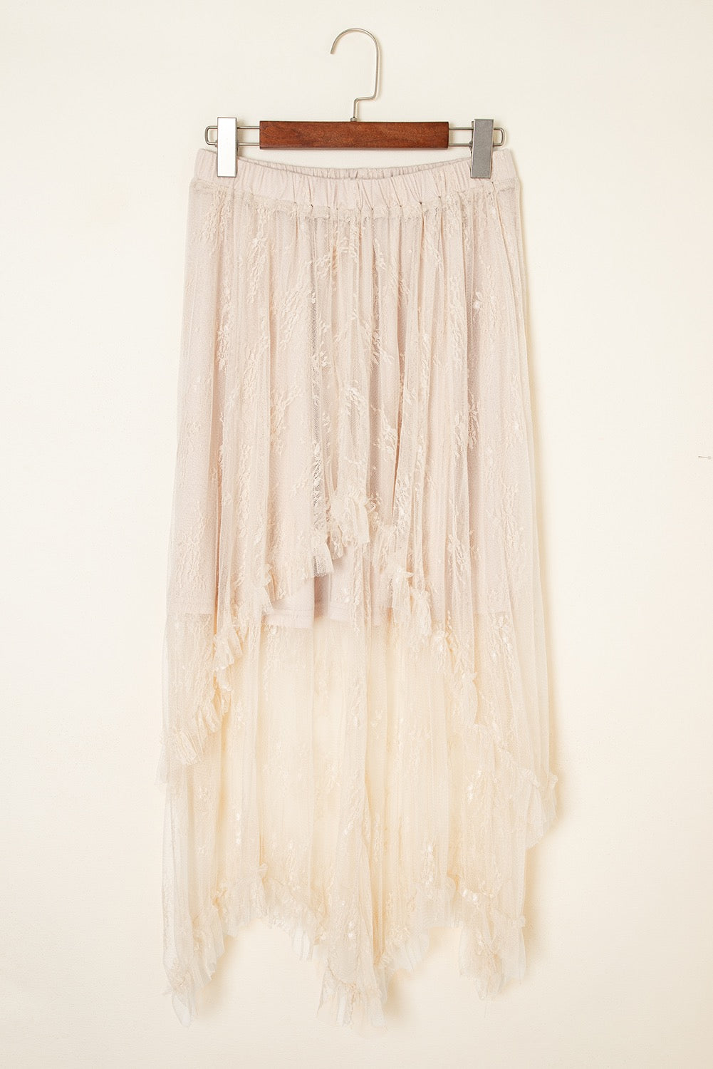 “Apricot Lace Skirt”