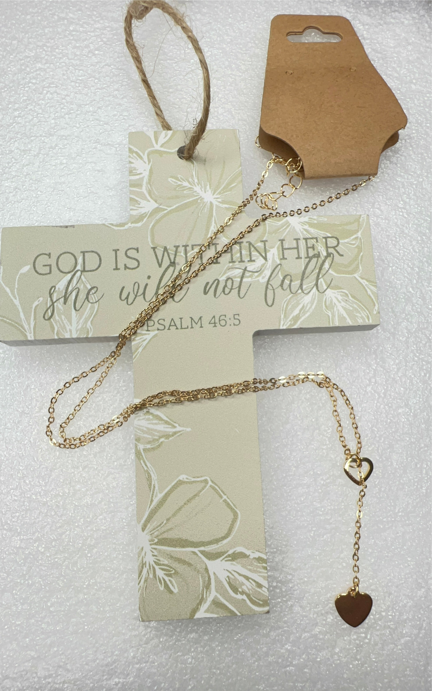 Heart Shape Hollow Gold Necklace