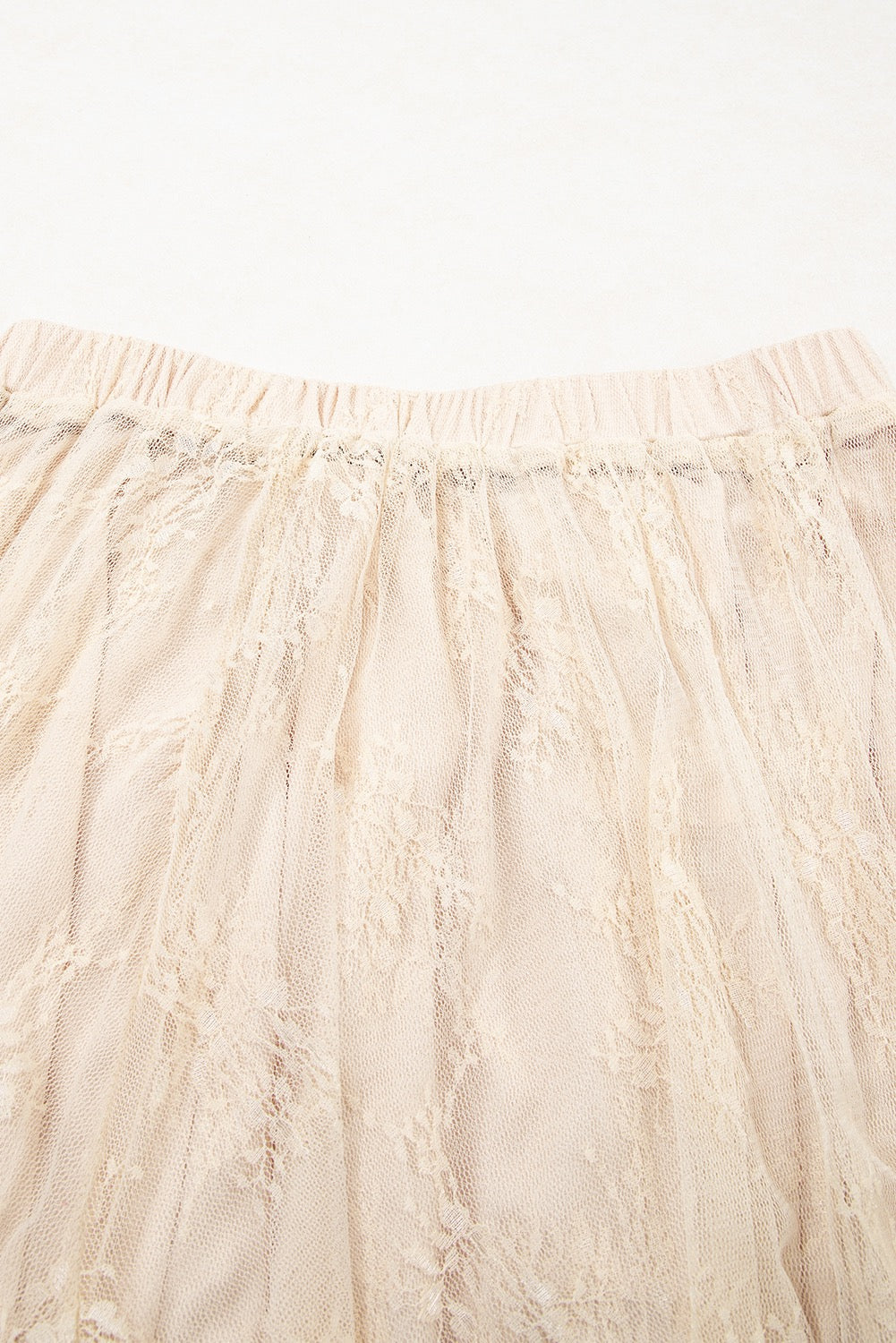 “Apricot Lace Skirt”