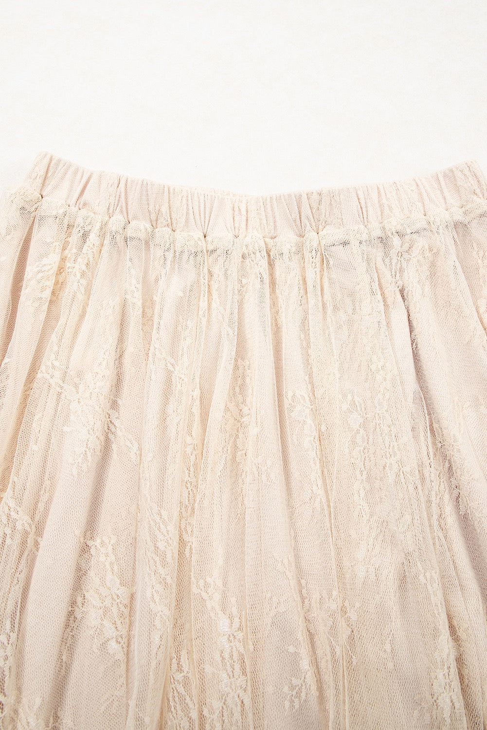 “Apricot Lace Skirt”
