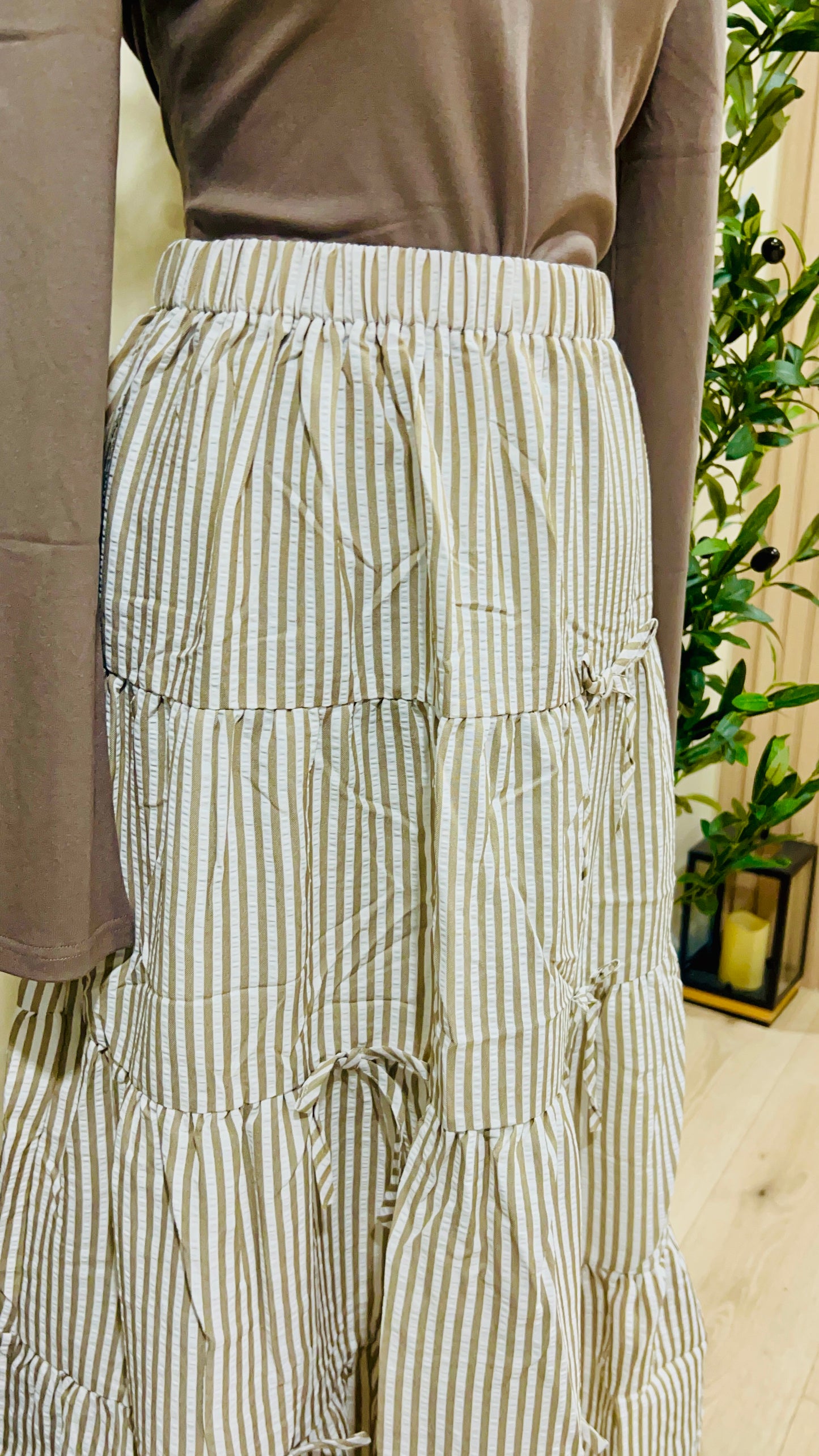 Coquette Bow Maxi Skirt