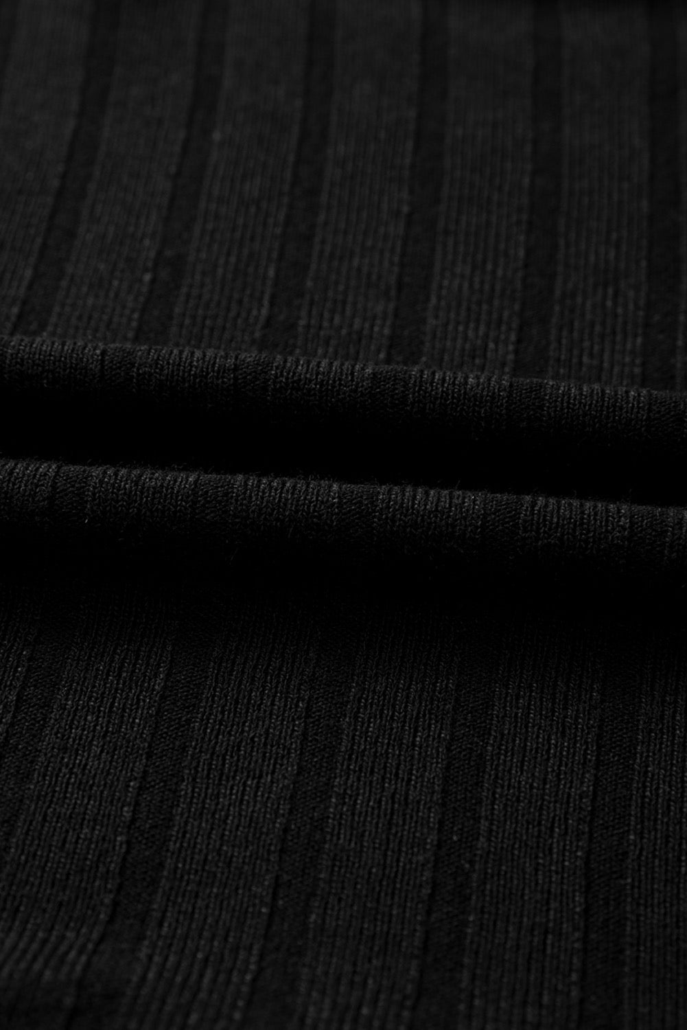 “Ruth”-Dark Bloom Ribbed Mini Dress