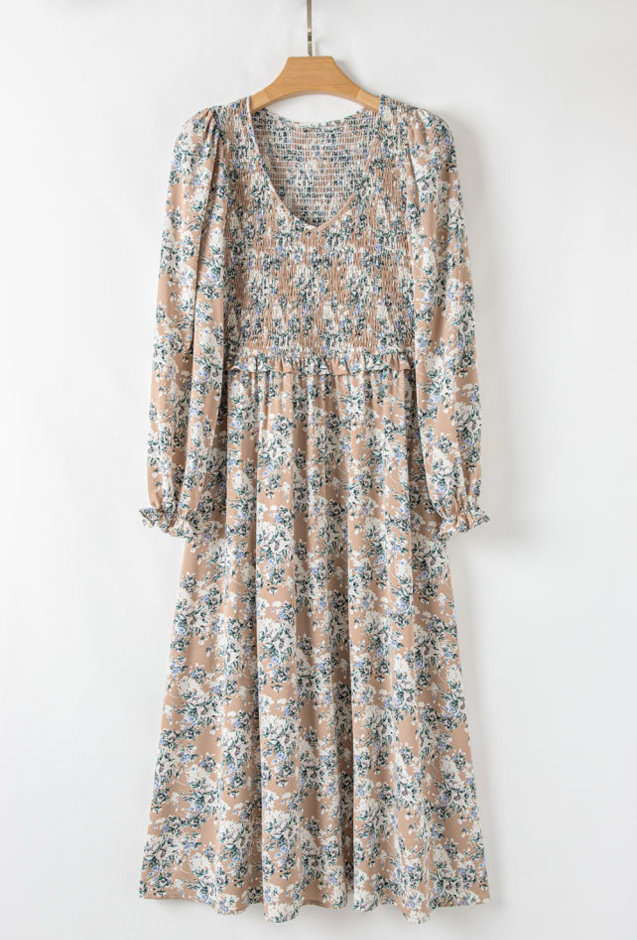 Delicate Floral pattern Maxi Dress