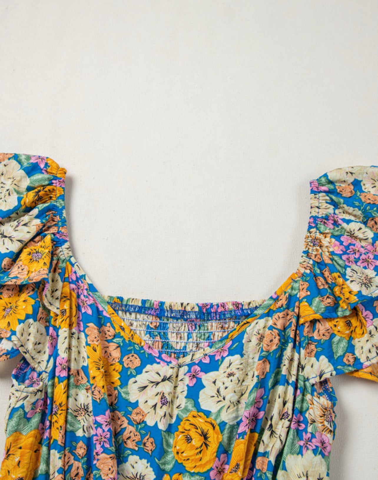 Floral Print High Waist Jumpsuit