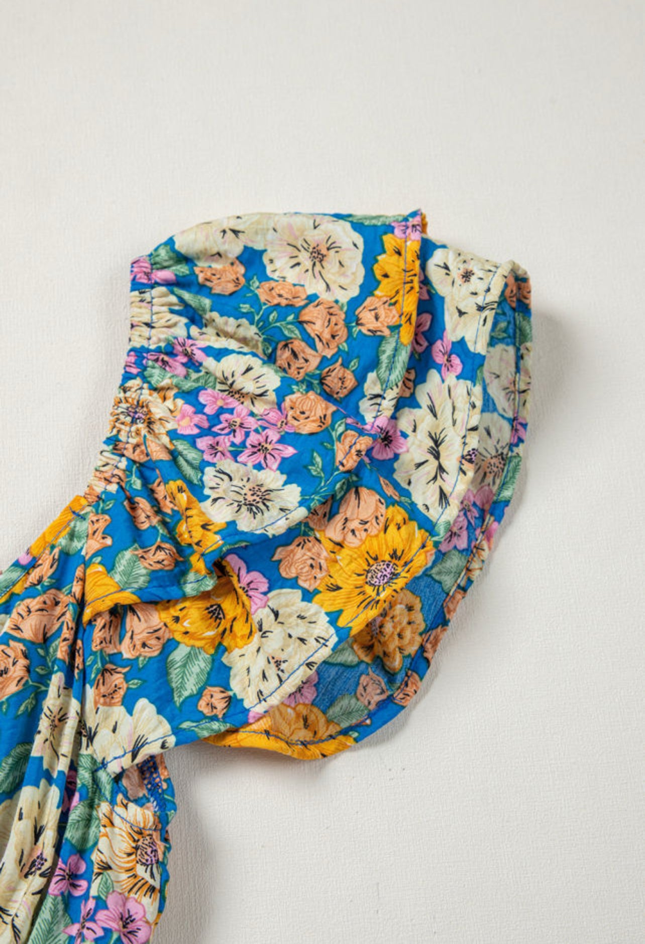 Floral Print High Waist Jumpsuit